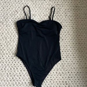 Xhilaration black ripped one piece